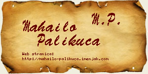 Mahailo Palikuća vizit kartica